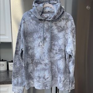 Stone Island Gray Tie-Dye Hoodie